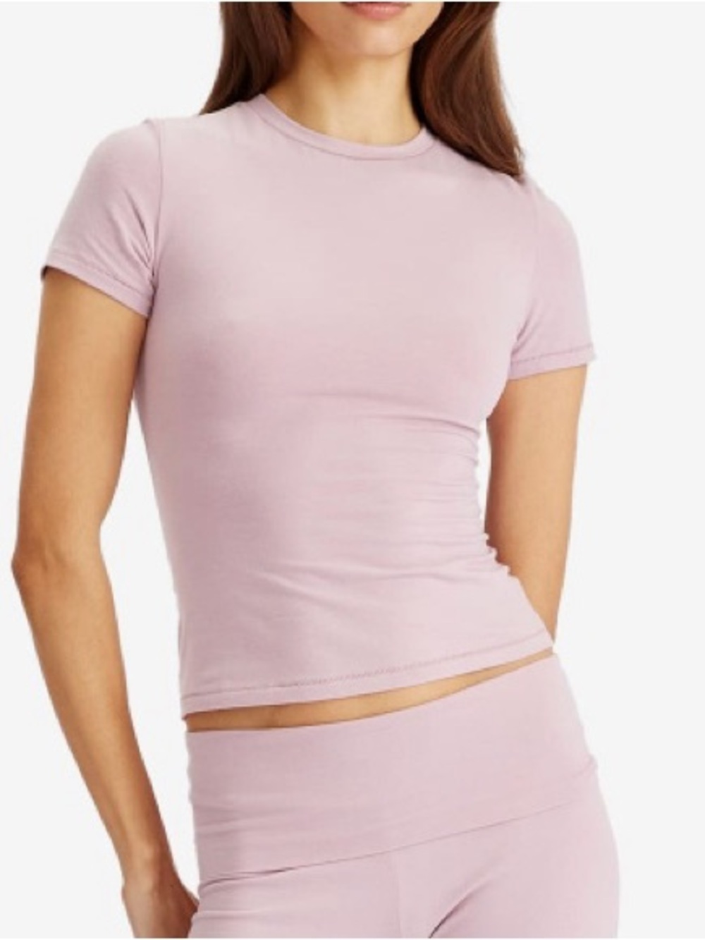 skims lavender Crewneck Short-Sleeve Top